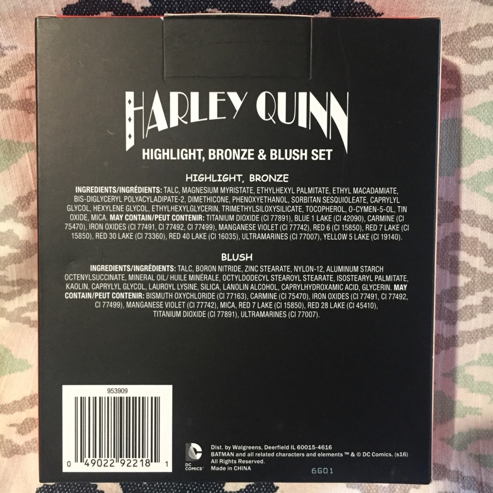 NEW Harley Quinn Highlighter Bronze Blush Set - Picture 3 of 4